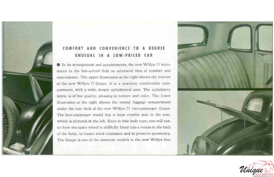 1933 Willys 77 Brochure Page 3